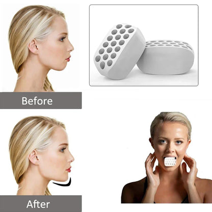 Jaw Exerciser Ball - Facial Muscle Trainer and Chewing Workout Equipment